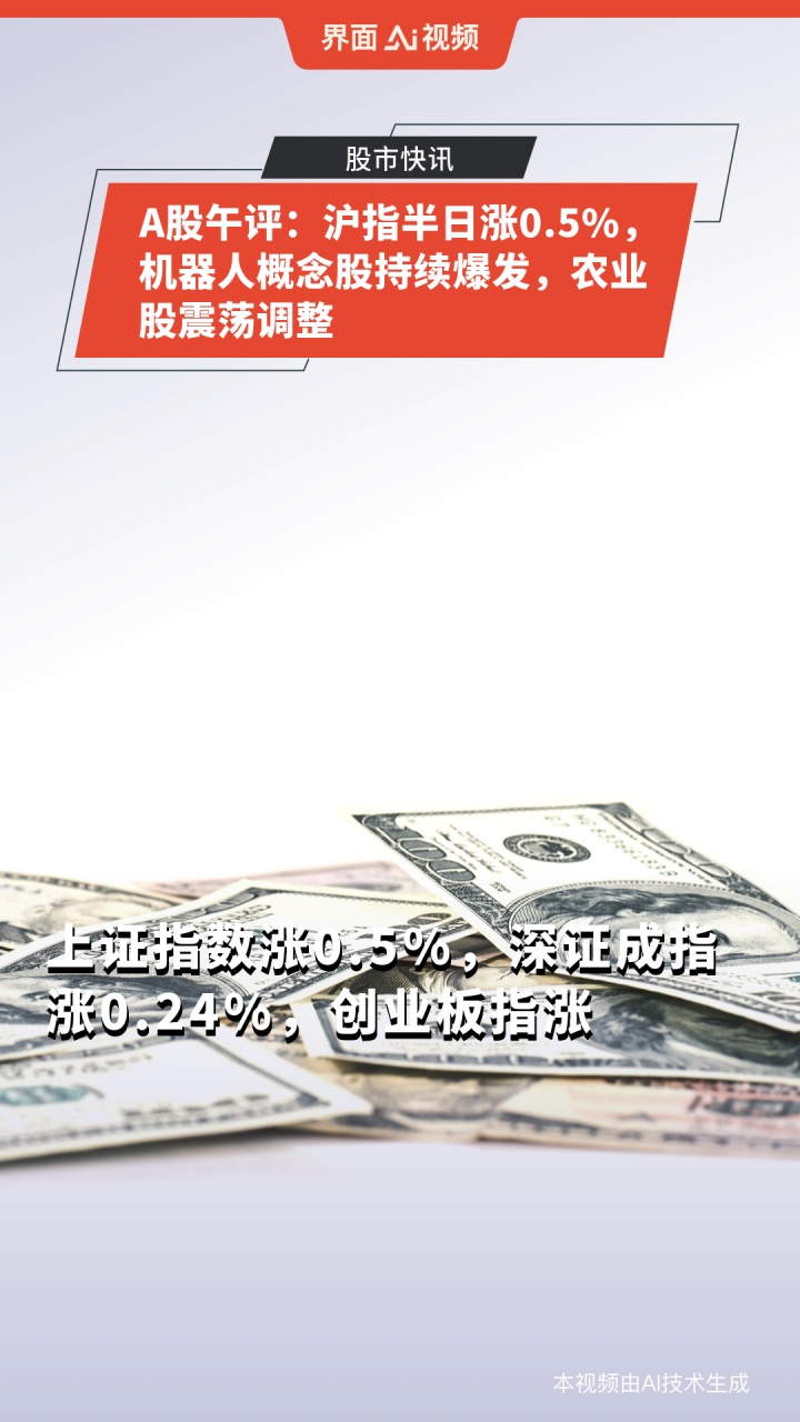 A股震荡上扬 机器人概念股重拾升势